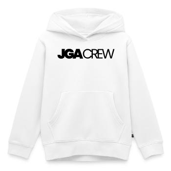 Bachelor Crew Enterrement de vie de garçon - Sweat Premium à capuche enfant bio - blanc - Devant - AI Model Kid Female (0cm)