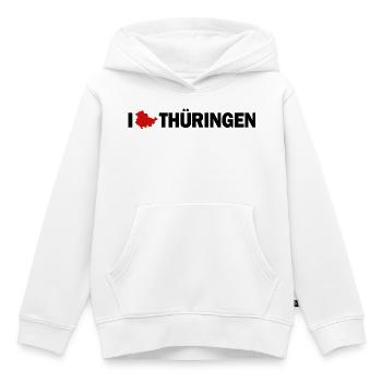 I love Thüringen - Kinder Premium Organic Hoodie - Weiß - Vorne - AI Model Kid Female (0cm)