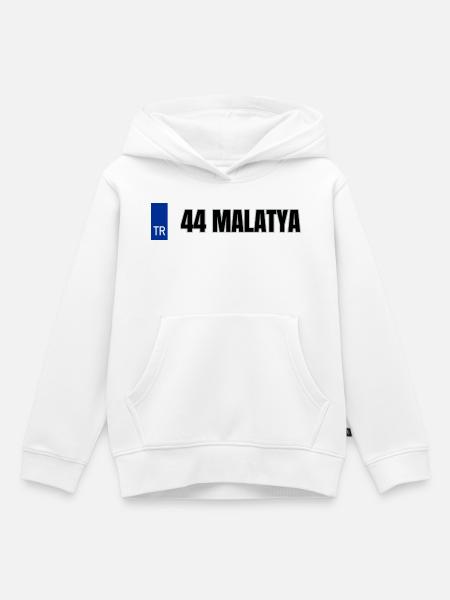 44 Malatya Kennzeichen | Türkisches Kennzeichen - Kinder Premium Organic Hoodie - Weiß