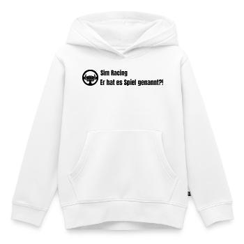 Er hat es Spiel genannt V2 - Kinder Premium Organic Hoodie - Weiß - Vorne - AI Model Kid Female (0cm)