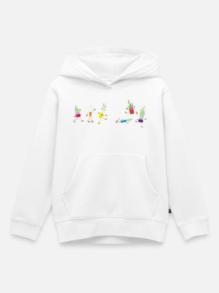 Botaniker - Kinder Premium Organic Hoodie - Weiß