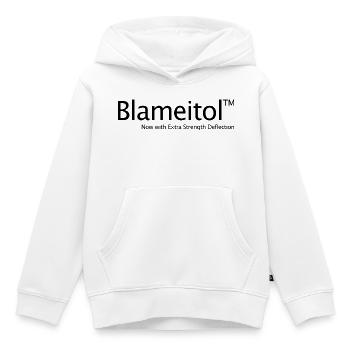Geschwisterdroge Schuldzuweisung Nicht meine Schul - Kinder Premium Organic Hoodie - Weiß - Vorne - AI Model Kid Female (0cm)
