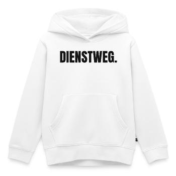 Dienstweg Shirt hell - Behörde Amt Bürokratie - Kinder Premium Organic Hoodie - Weiß - Vorne - AI Model Kid Female (0cm)