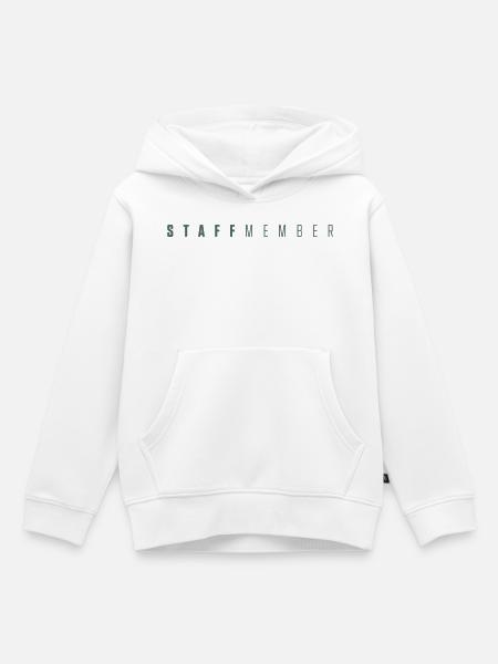 staff - Kinder Premium Organic Hoodie - Weiß