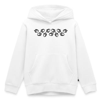 Eichel Herbst - Kinder Premium Organic Hoodie - Weiß - Vorne - AI Model Kid Female (0cm)
