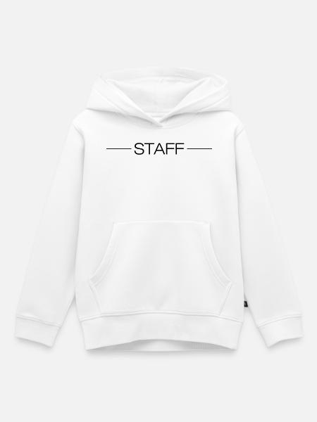 Staff Linie - Kinder Premium Organic Hoodie - Weiß