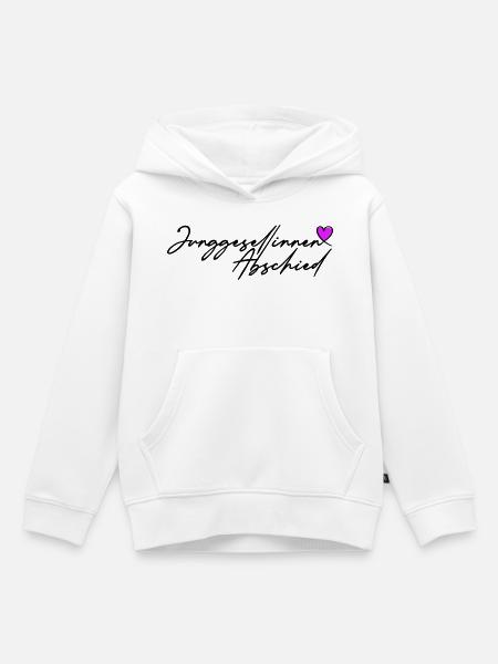 Junggesellinnen Abschied Herz - Kinder Premium Organic Hoodie - Weiß