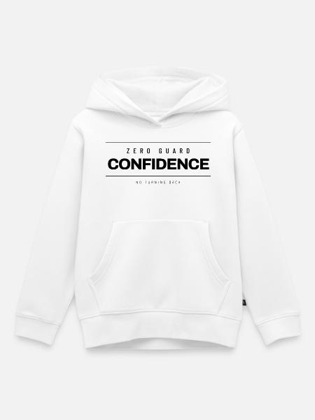 Barber - Zero Guard Confidence - Friseur - Kinder Premium Organic Hoodie - Weiß