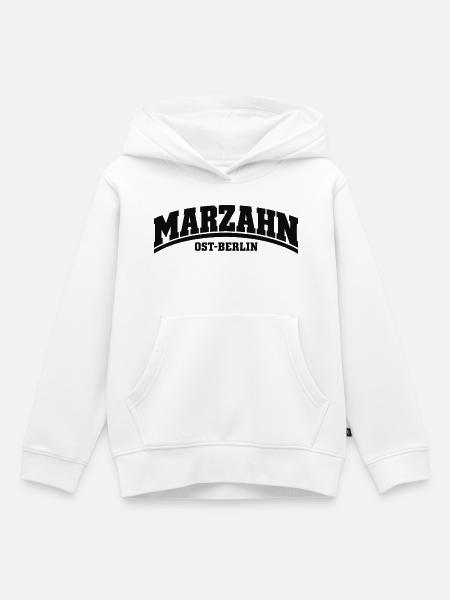 Marzahn - Ost-Berlin - Bezirk - Deutschland - Kinder Premium Organic Hoodie - Weiß
