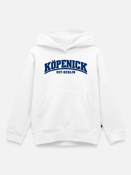 Köpenick - Ost-Berlin - Bezirk - Deutschland - Kinder Premium Organic Hoodie - Weiß