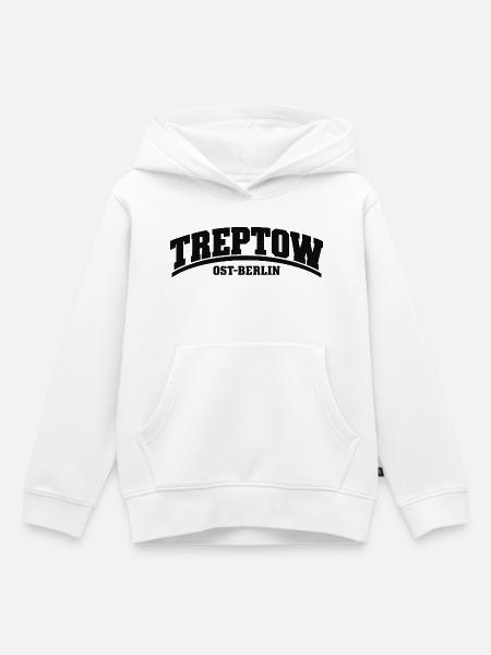 Treptow - Ost-Berlin - Bezirk - Deutschland - Kinder Premium Organic Hoodie - Weiß