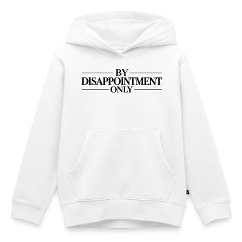 Nur durch Enttäuschung - Kinder Premium Organic Hoodie - Weiß - Vorne - AI Model Kid Female (0cm)