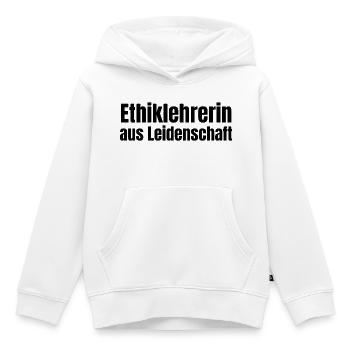 Ethiklehrerin aus Leidenschaft Ethik Geschenk - Kinder Premium Organic Hoodie - Weiß - Vorne - AI Model Kid Female (0cm)