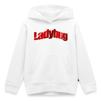 Dezentes Logo Ladybug  - Kinder Premium Organic Hoodie - Weiß - Vorne - AI Model Kid Female (0cm)