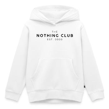 Der Nothing Club EST. 0000 - Kinder Premium Organic Hoodie - Weiß - Vorne - AI Model Kid Female (0cm)
