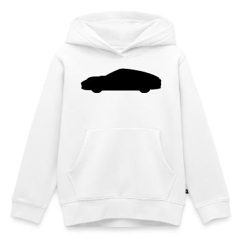Schwarzes Auto - Kinder Premium Organic Hoodie - Weiß - Vorne - AI Model Kid Female (0cm)