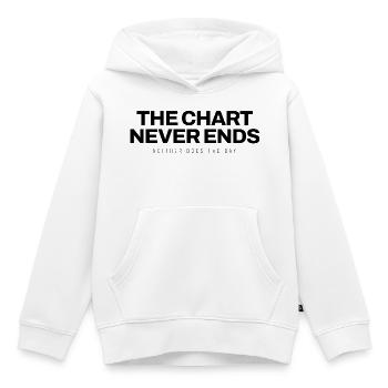 Arzt - The Chart Never Ends - Medizin - Kinder Premium Organic Hoodie - Weiß - Vorne - AI Model Kid Female (0cm)