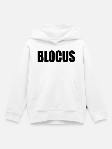 Blockade - Kinder Premium Organic Hoodie - Weiß