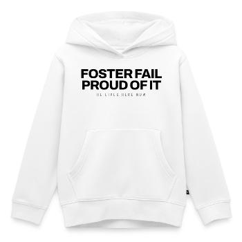 Tierschutz - Foster Fail Proud Of It - Tierheim - Kinder Premium Organic Hoodie - Weiß - Vorne - AI Model Kid Female (0cm)