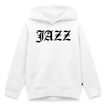 Jazz-Gothic-Logo-Logo T-Shirt - Kinder Premium Organic Hoodie - Weiß - Vorne - AI Model Kid Female (0cm)