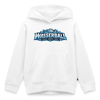 Wasserball Teamgeist Logo - Kinder Premium Organic Hoodie - Weiß - Vorne - AI Model Kid Female (0cm)