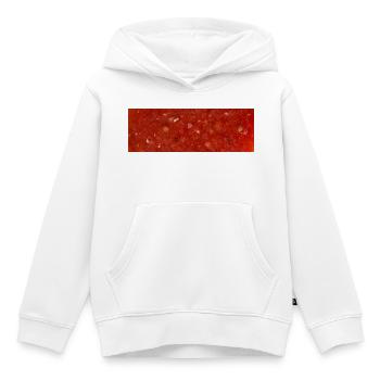 Tomatensauce - Kinder Premium Organic Hoodie - Weiß - Vorne - AI Model Kid Female (0cm)
