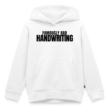 Arzt - Famously Bad Handwriting - Medizin - Kinder Premium Organic Hoodie - Weiß - Vorne - AI Model Kid Female (0cm)