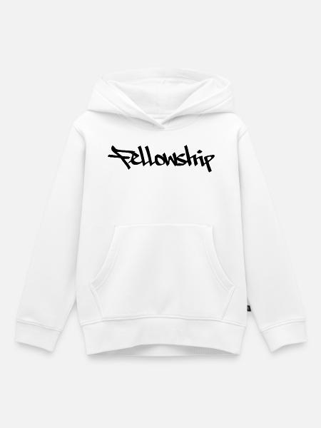 Fellowship - Kinder Premium Organic Hoodie - Weiß