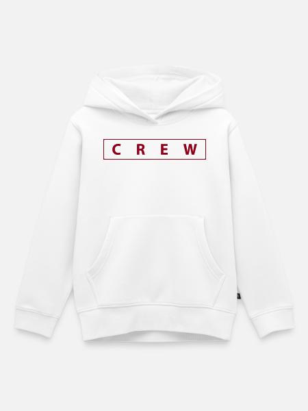 crew - Kinder Premium Organic Hoodie - Weiß