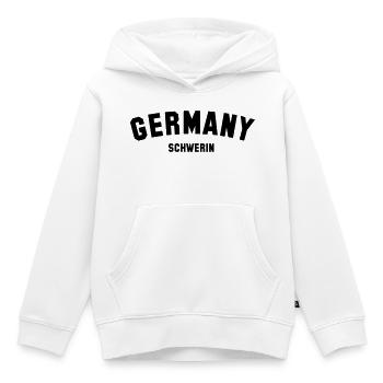 SCHWERIN - Kinder Premium Organic Hoodie - Weiß - Vorne - AI Model Kid Female (0cm)