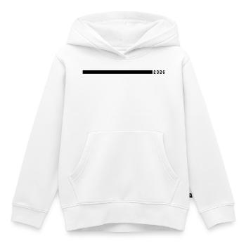 Accident vasculaire cérébral en 2026 - Sweat Premium à capuche enfant bio - blanc - Devant - AI Model Kid Female (0cm)