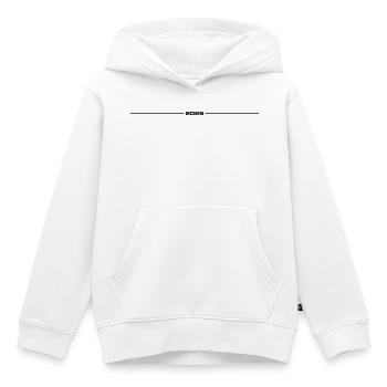 Accident vasculaire cérébral en 2026 - Sweat Premium à capuche enfant bio - blanc - Devant - AI Model Kid Female (0cm)