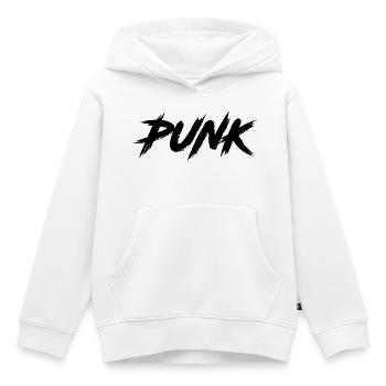 PUNK - Kinder Premium Organic Hoodie - Weiß - Vorne - AI Model Kid Female (0cm)