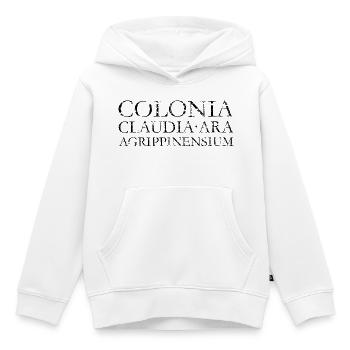 COLONIA CLAUDIA ARA AGRPPINENSIUM Köln (Vintage) - Kinder Premium Organic Hoodie - Weiß - Vorne - AI Model Kid Female (0cm)