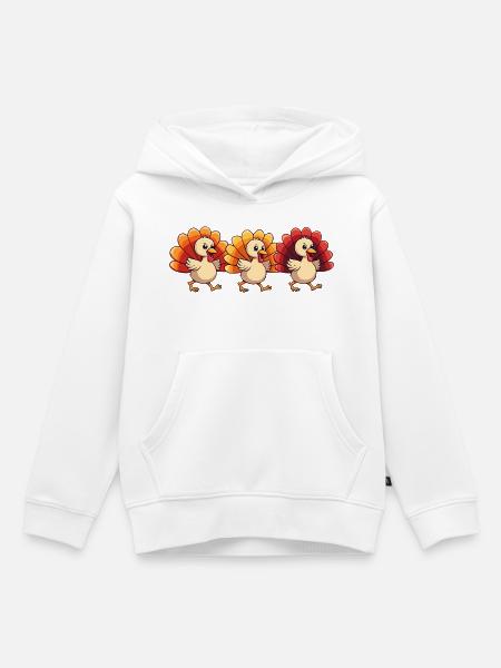 Thanksgiving Truthahn Baby - Kinder Premium Organic Hoodie - Weiß