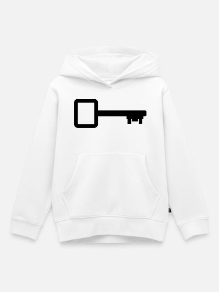 Hausschlüssel - Kinder Premium Organic Hoodie - Weiß
