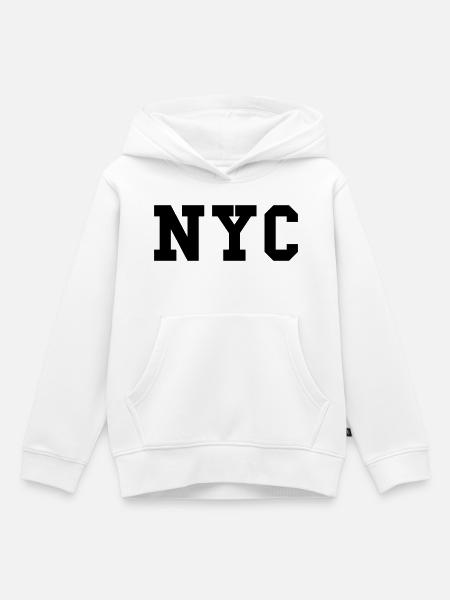 nyc by wam - Kinder Premium Organic Hoodie - Weiß