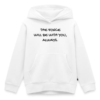 Cinema / Film / Zitat / TV-Serie - Kinder Premium Organic Hoodie - Weiß - Vorne - AI Model Kid Female (0cm)