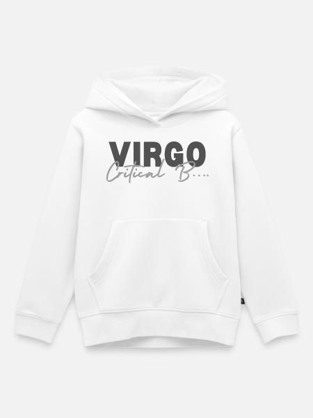 Virgo Critical B... - Kinder Premium Organic Hoodie - Weiß