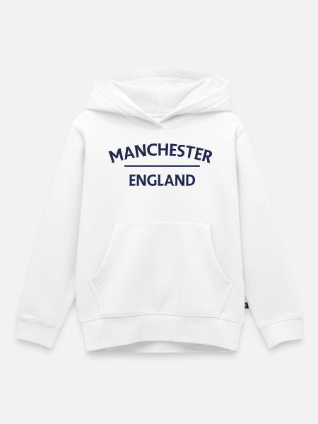 Cord - Kinder Premium Organic Hoodie - Weiß