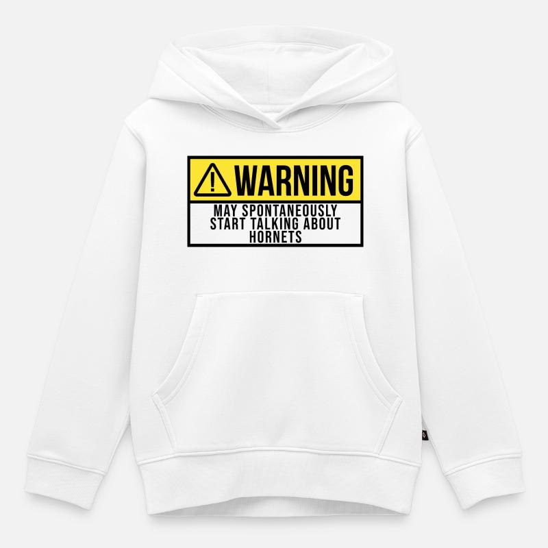 Hornet - Sweat Premium à capuche enfant bio - blanc
