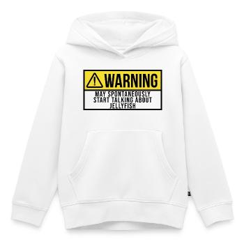 Qualle Qualle Qualle - Kinder Premium Organic Hoodie - Weiß - Vorne - AI Model Kid Female (0cm)