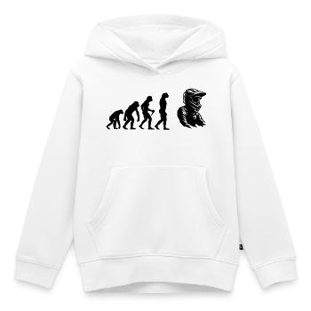 Statement für alle Motocross - Kinder Premium Organic Hoodie - Weiß - Vorne - AI Model Kid Female (0cm)