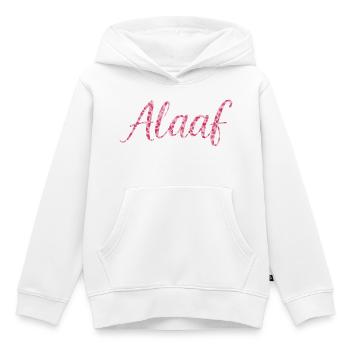 Idée de costume pour le carnaval de Cologne pour la chemise Alaaf - Sweat Premium à capuche enfant bio - blanc - Devant - AI Model Kid Female (0cm)