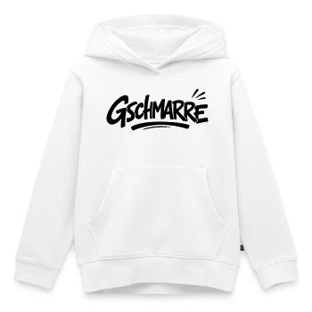 Gschmarre - Kinder Premium Organic Hoodie - Weiß - Vorne - AI Model Kid Female (0cm)