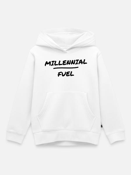 Avocado - Millennial Fuel - Guacamole - Kinder Premium Organic Hoodie - Weiß