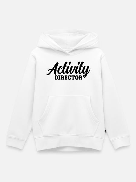 Activity Director Beruf - Kinder Premium Organic Hoodie - Weiß