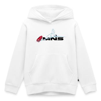 MNS maître-nageur sauveteur - Sweat Premium à capuche enfant bio - blanc - Devant - AI Model Kid Female (0cm)