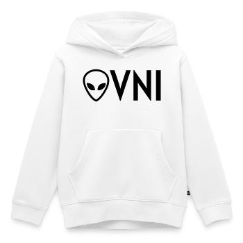 Ufo Alien Raum außerirdisches Aussenseiter - Kinder Premium Organic Hoodie - Weiß - Vorne - AI Model Kid Female (0cm)