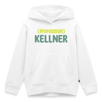 kellner - Kinder Premium Organic Hoodie - Weiß - Vorne - AI Model Kid Female (0cm)